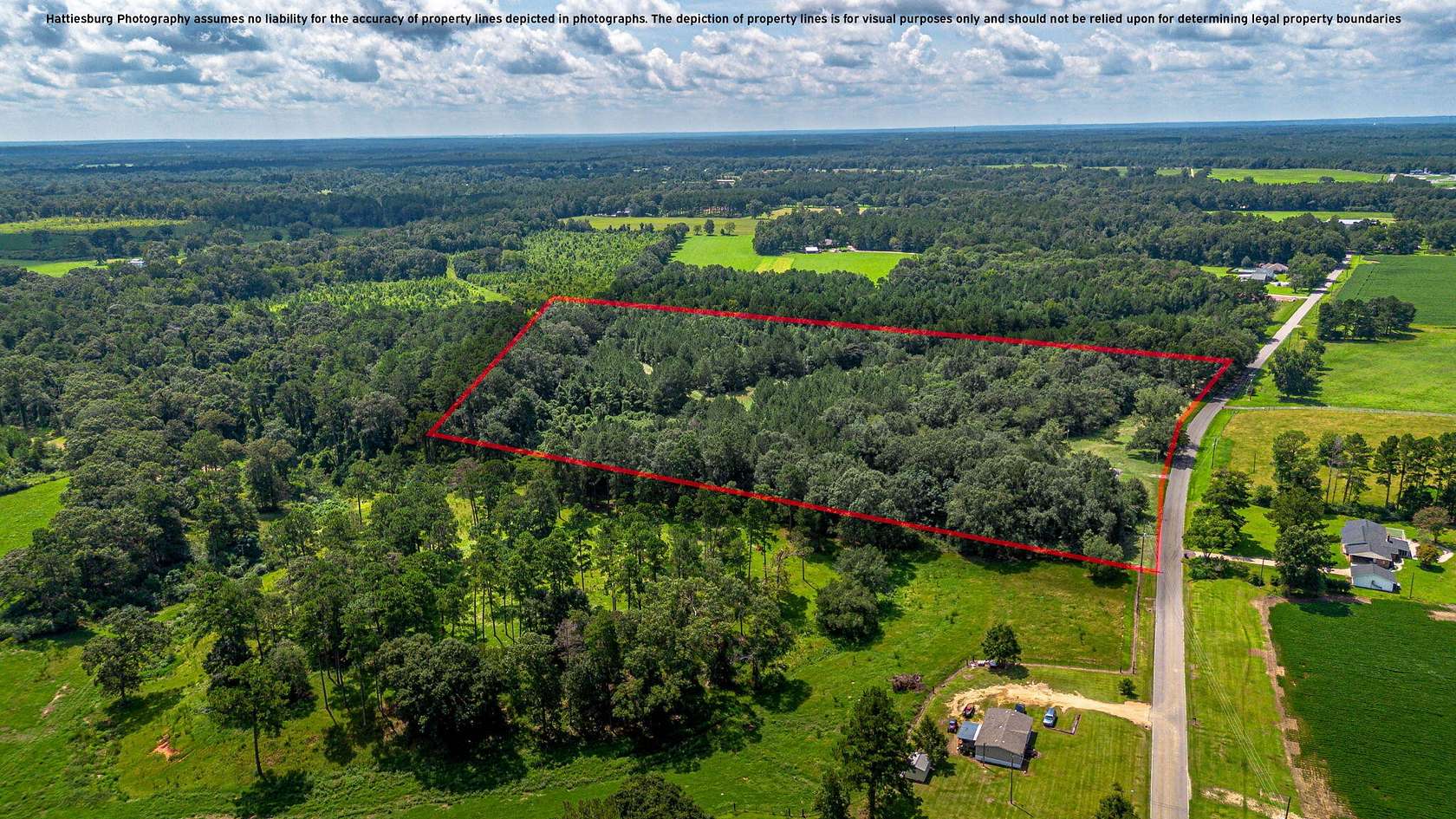 13.91 Acres of Recreational Land for Sale in Petal, Mississippi