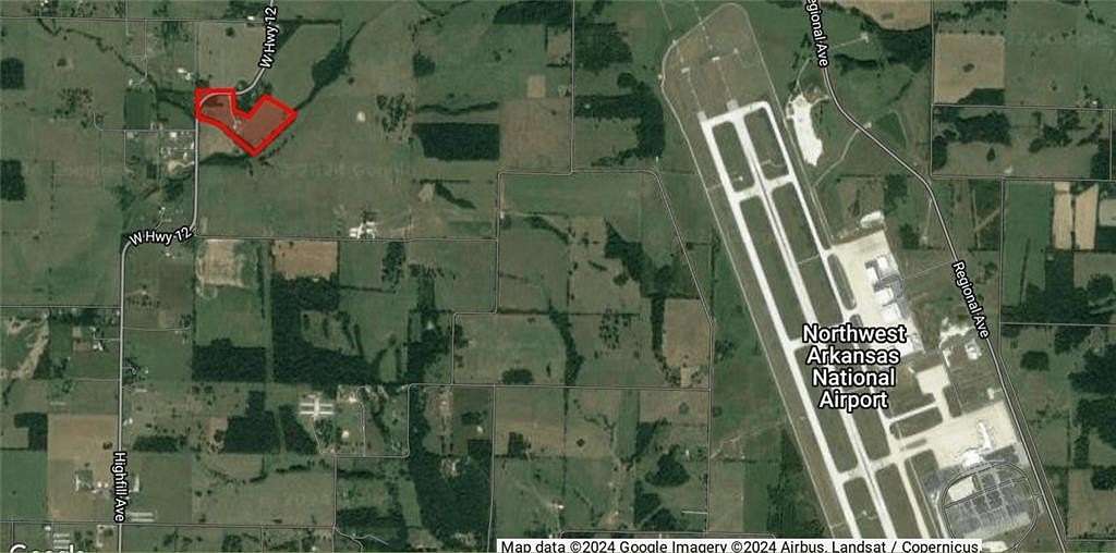 21.6 Acres of Land for Sale in Bentonville, Arkansas