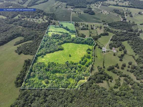 44 Acres of Land for Sale in Crofton, Kentucky