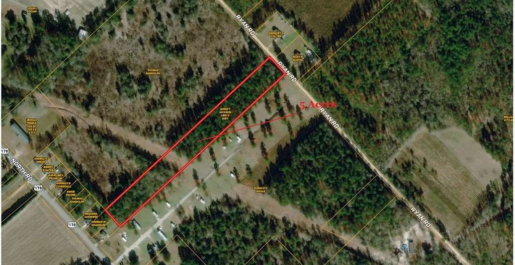5 Acres of Land for Sale in Orangeburg, South Carolina