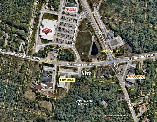 1.83 Acres of Commercial Land for Sale in Buxton, Maine