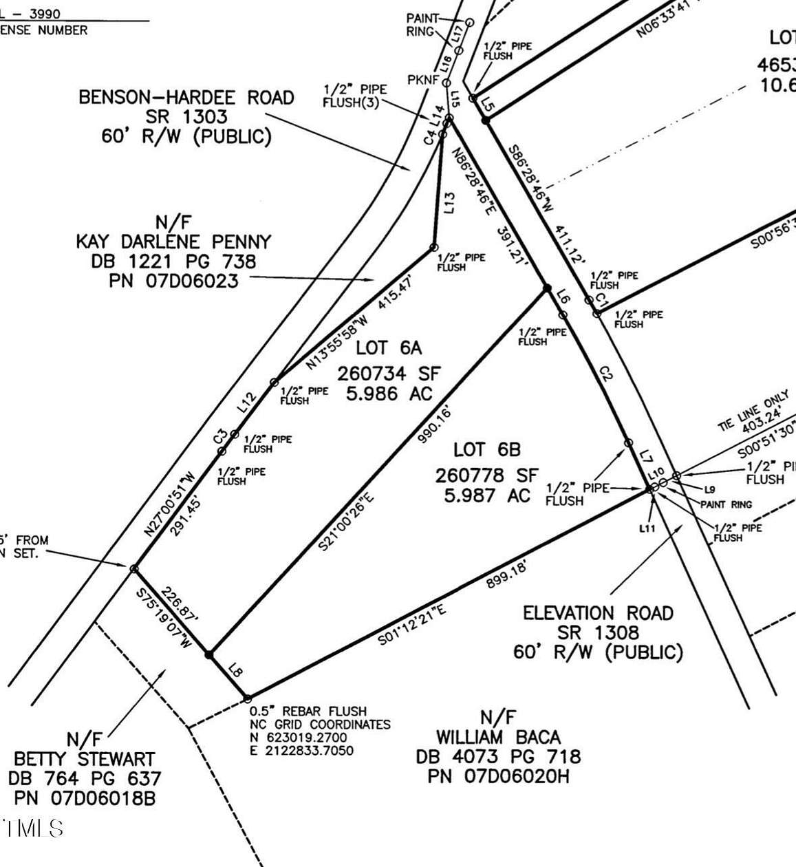 6 Acres of Residential Land for Sale in Benson, North Carolina