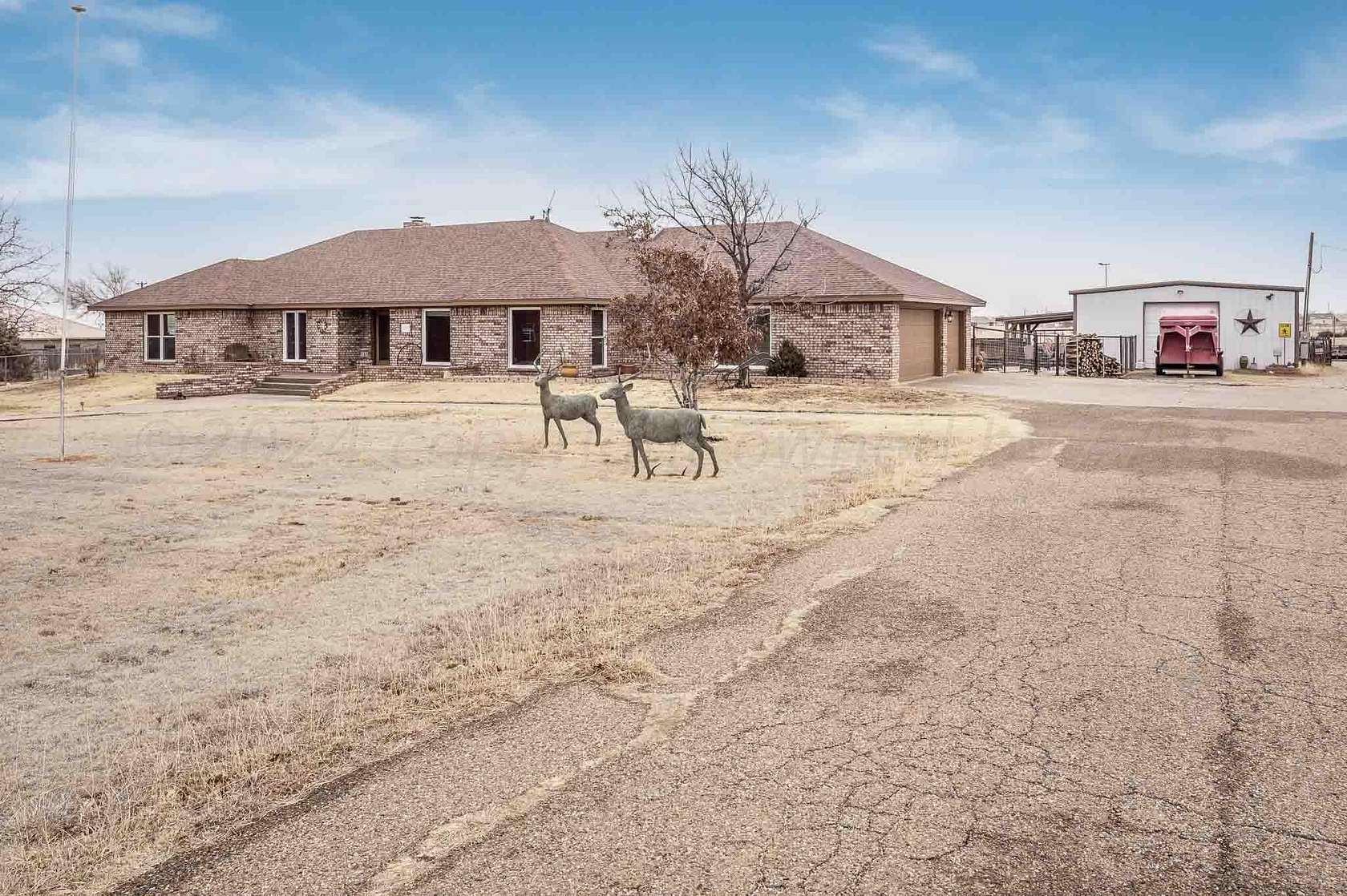 5 Acres of Land with Home for Sale in Amarillo, Texas