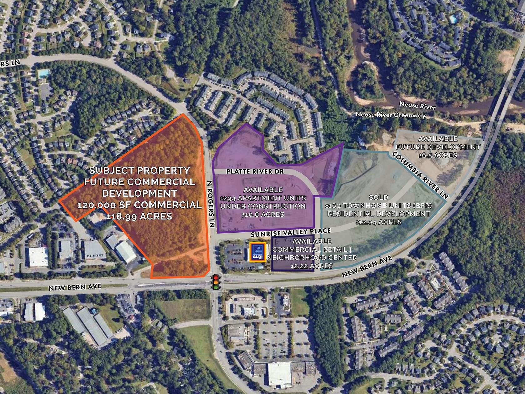 18.99 Acres of Commercial Land for Sale in Raleigh, North Carolina