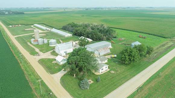 11.14 Acres of Land with Home for Sale in Hospers, Iowa