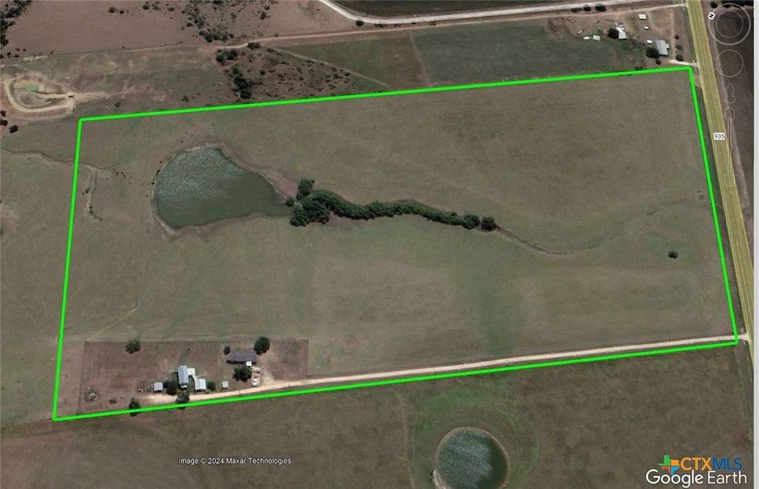 41.5 Acres of Agricultural Land with Home for Sale in Troy, Texas