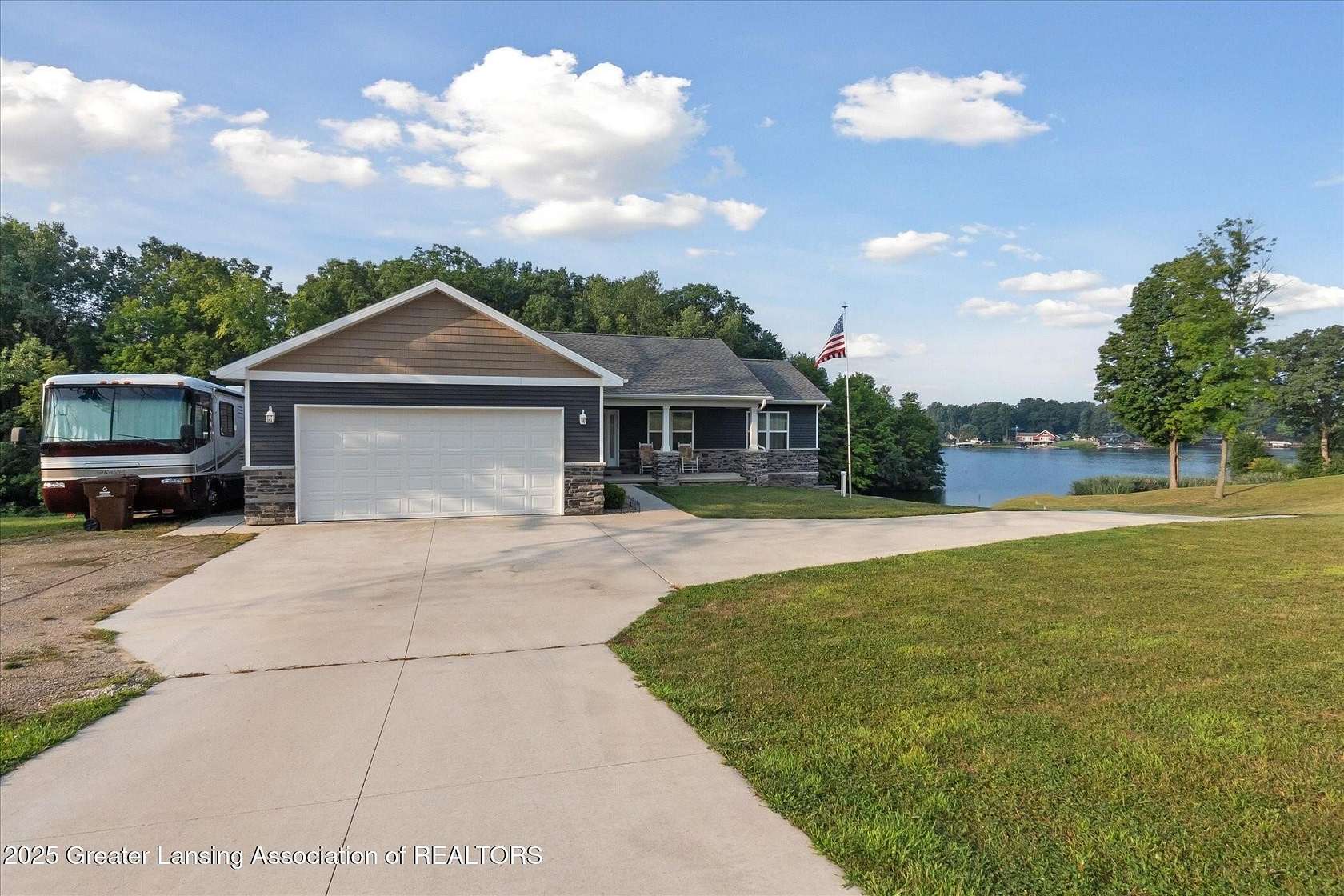 2.82 Acres of Residential Land with Home for Sale in Perrinton, Michigan