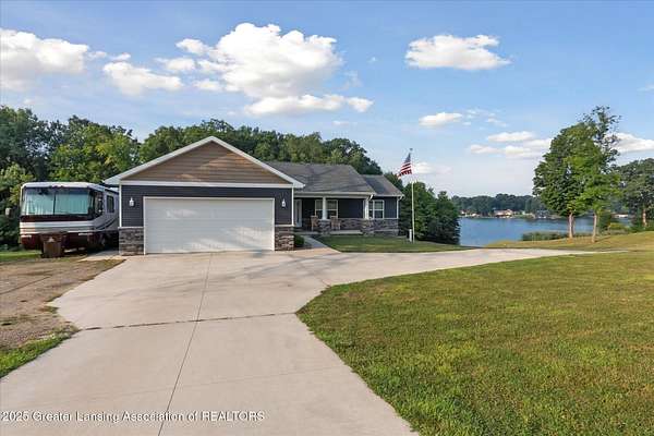 2.82 Acres of Residential Land with Home for Sale in Perrinton, Michigan