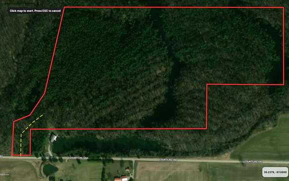 46 Acres of Recreational Land for Sale in Clay City, Indiana