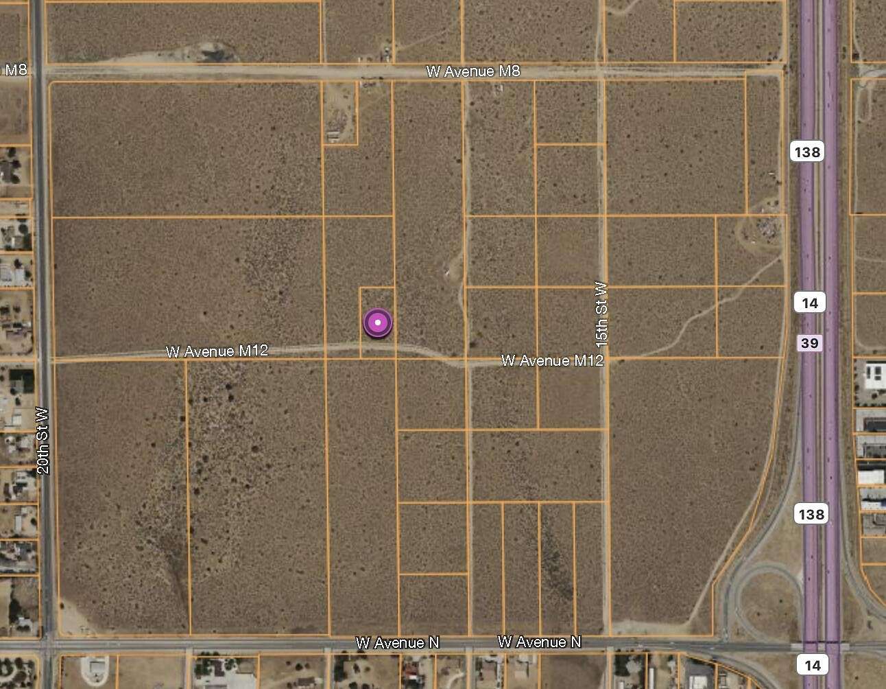 1.25 Acres of Commercial Land for Sale in Palmdale, California