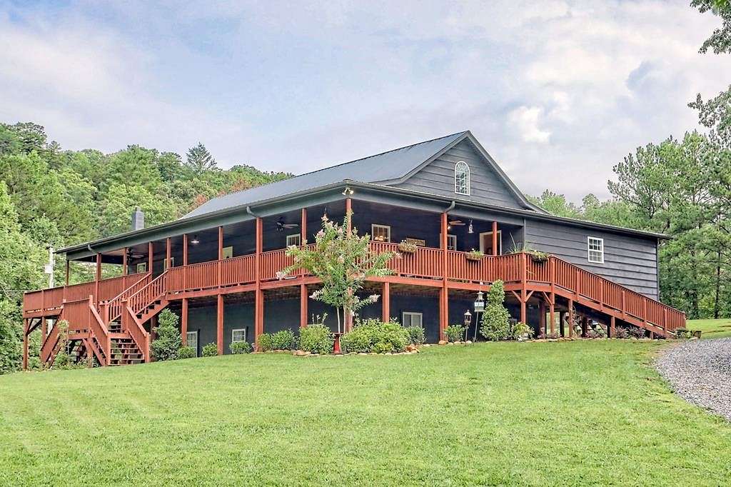 6.91 Acres of Land with Home for Sale in Blairsville, Georgia