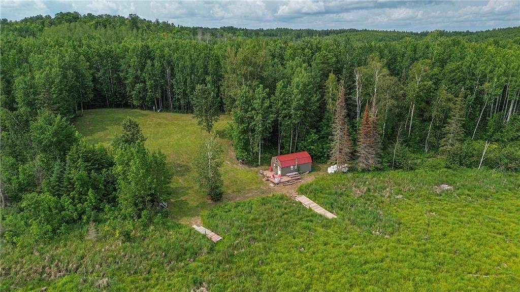 27.25 Acres of Recreational Land with Home for Sale in Bigfork, Minnesota