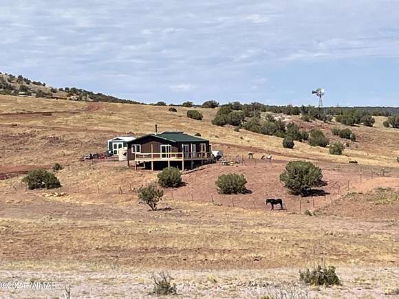 36.91 Acres of Recreational Land with Home for Sale in Concho, Arizona