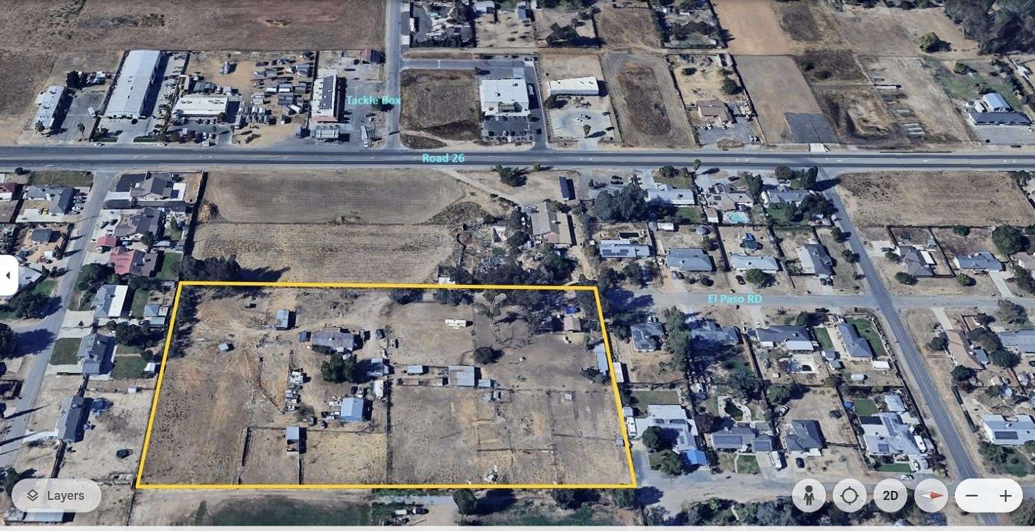 5.503 Acres of Land with Home for Sale in Madera, California