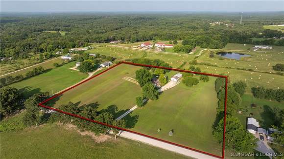 7 Acres of Residential Land with Home for Sale in Eldon, Missouri