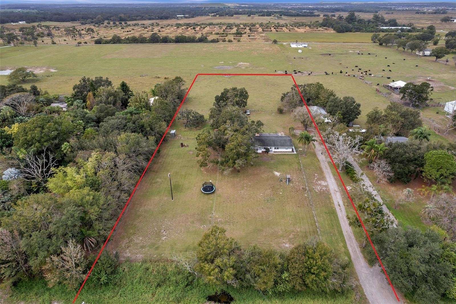 3.27 Acres of Residential Land with Home for Sale in Wimauma, Florida