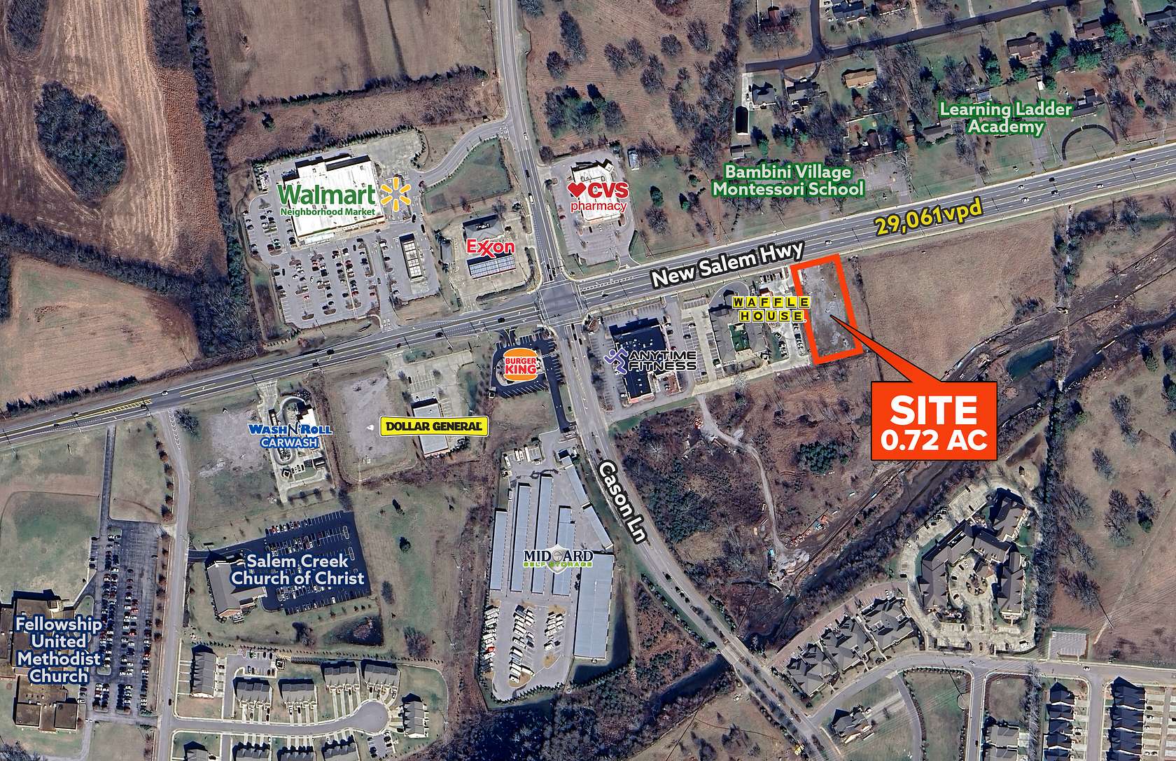 0.72 Acres of Land for Sale in Murfreesboro, Tennessee