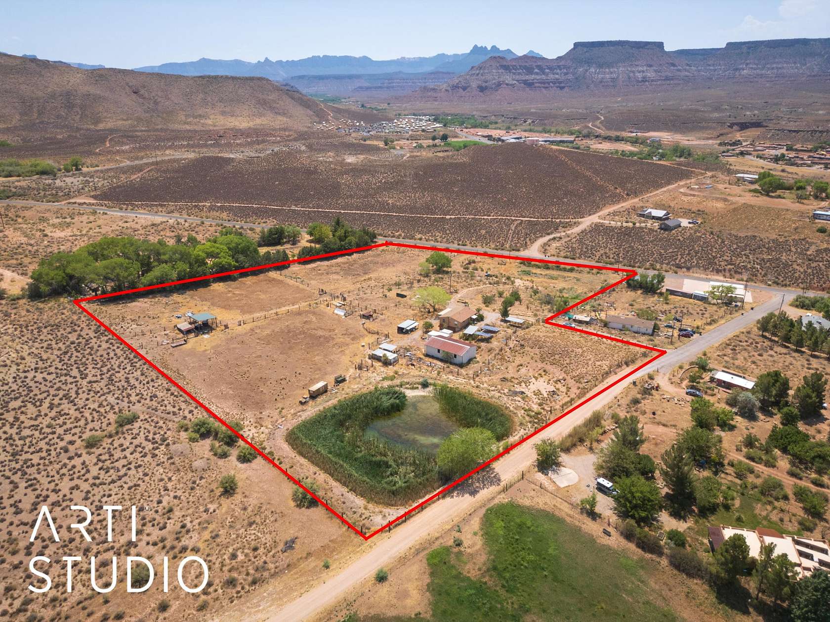 9.28 Acres of Residential Land with Home for Sale in Virgin, Utah