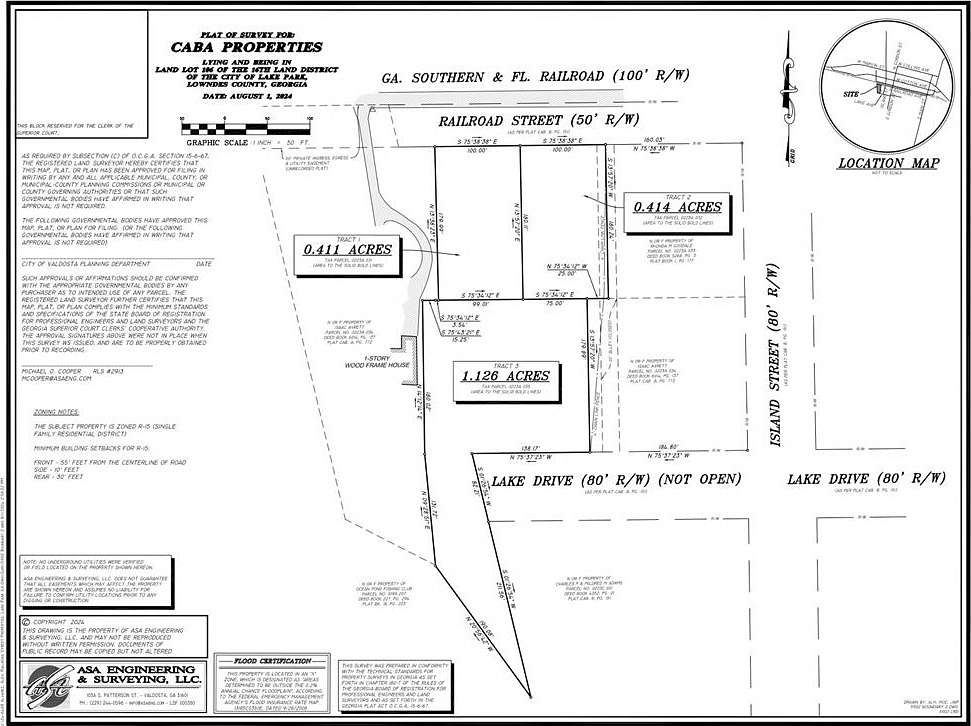 0.411 Acres of Residential Land for Sale in Lake Park, Georgia