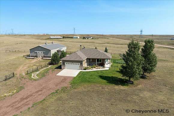 18.86 Acres of Land with Home for Sale in Cheyenne, Wyoming