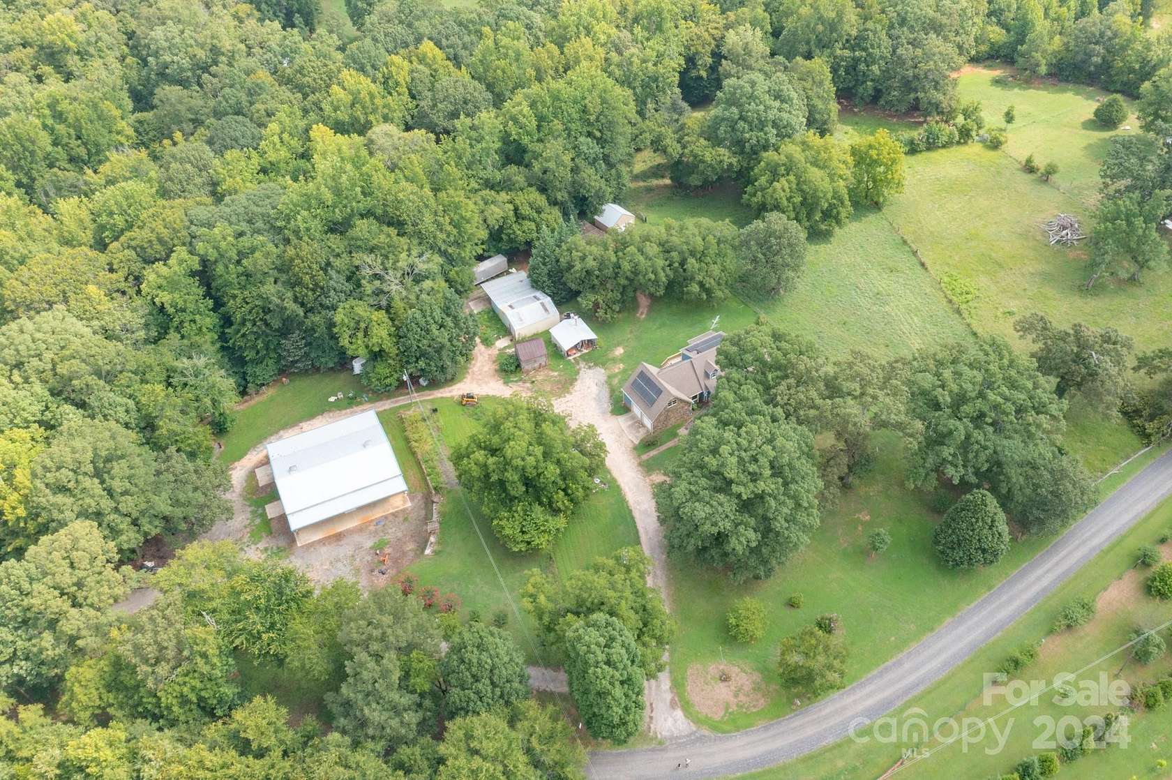 22 Acres of Agricultural Land with Home for Sale in Rock Hill, South Carolina