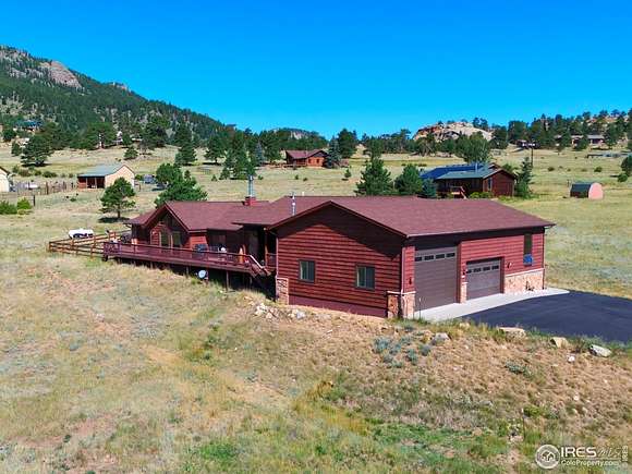 2.51 Acres of Residential Land with Home for Sale in Estes Park, Colorado