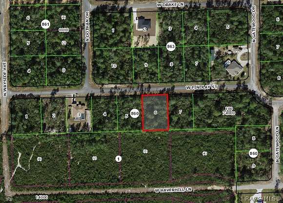 0.5 Acres of Residential Land for Sale in Citrus Springs, Florida