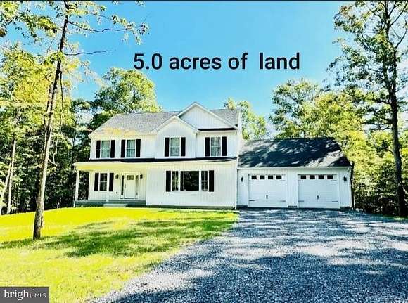 5 Acres of Residential Land with Home for Sale in Hedgesville, West Virginia