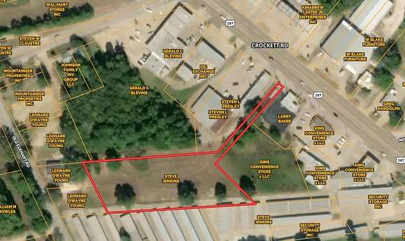 1.837 Acres of Commercial Land for Sale in Palestine, Texas