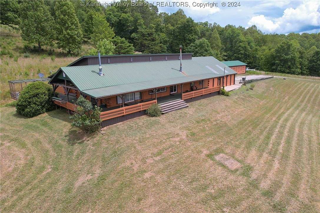 80 Acres of Recreational Land with Home for Sale in Kenna, West Virginia