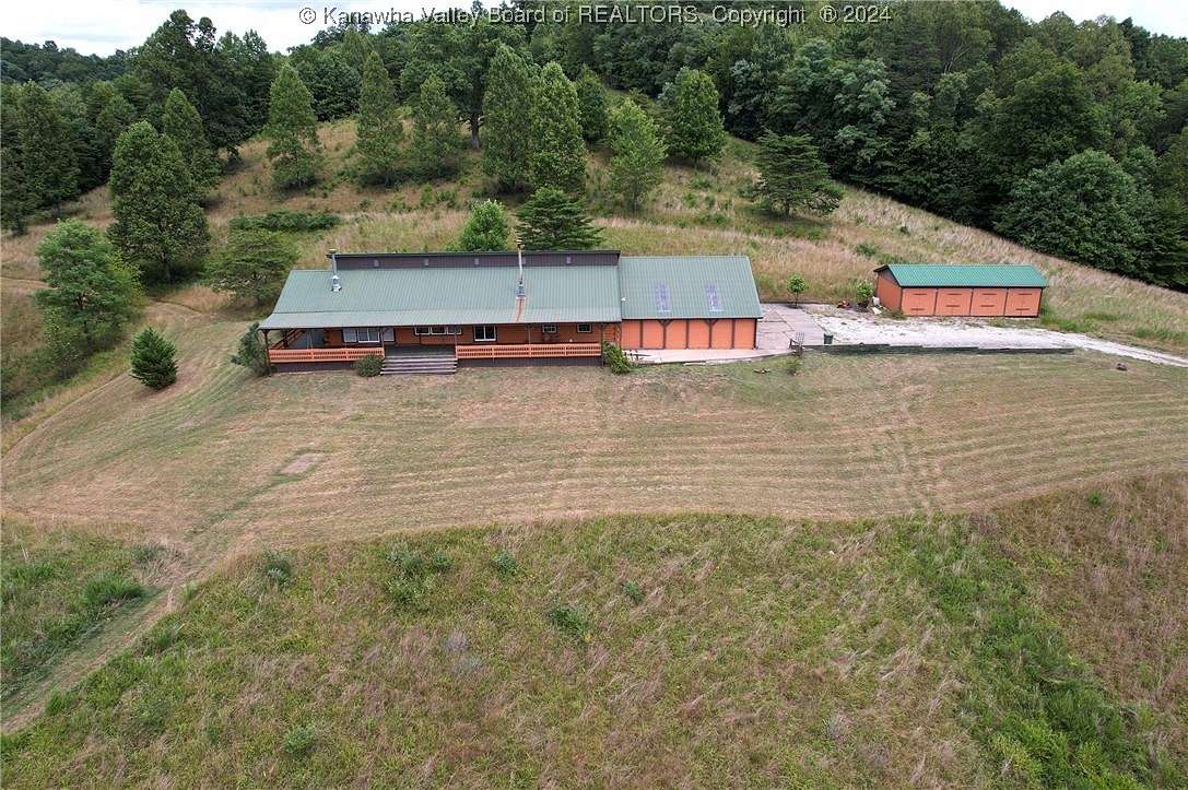 80 Acres of Recreational Land with Home for Sale in Kenna, West Virginia