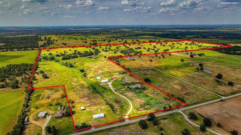 135 Acres of Land with Home for Sale in Lipan, Texas