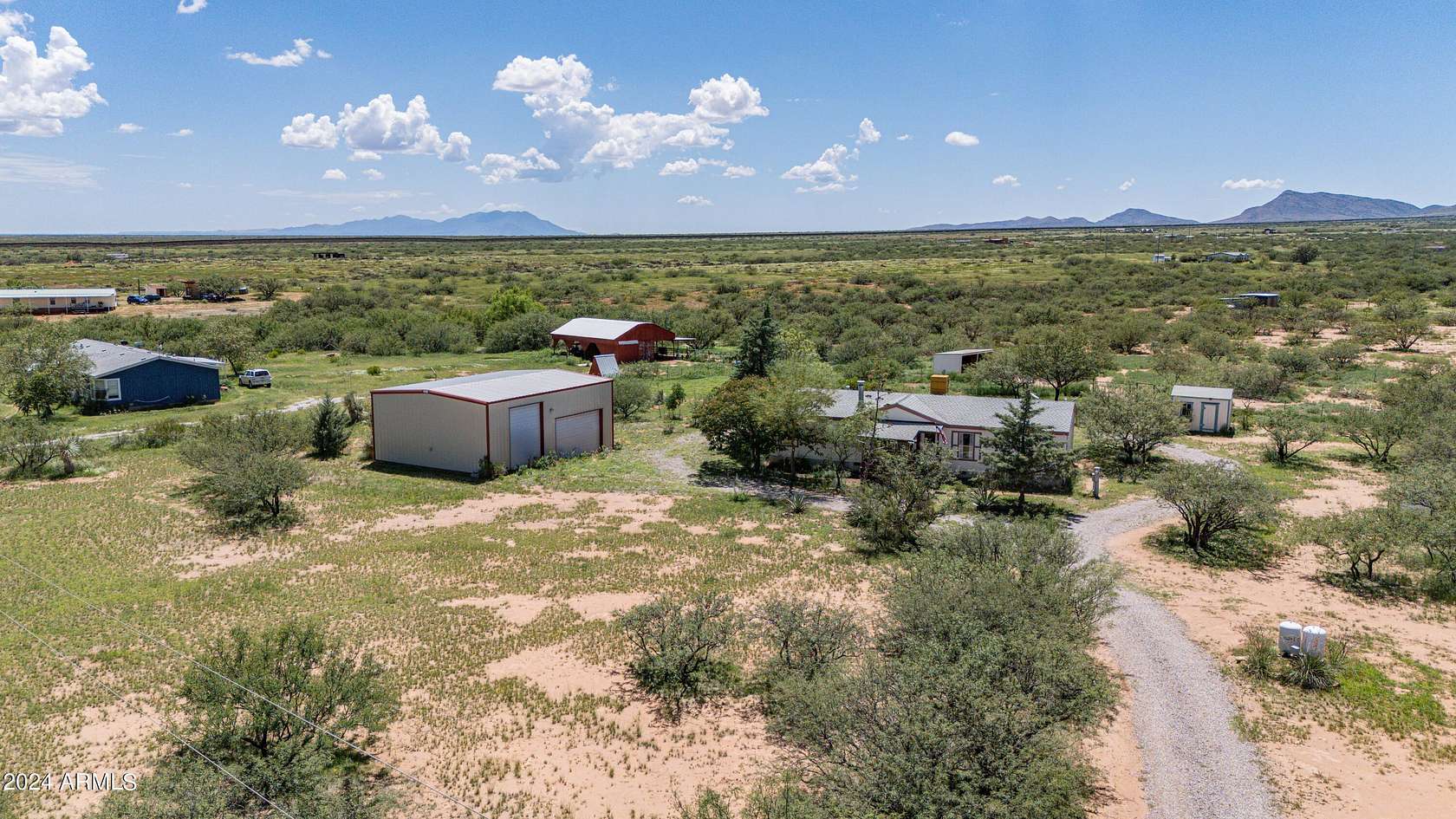 8.01 Acres of Land with Home for Sale in Hereford, Arizona