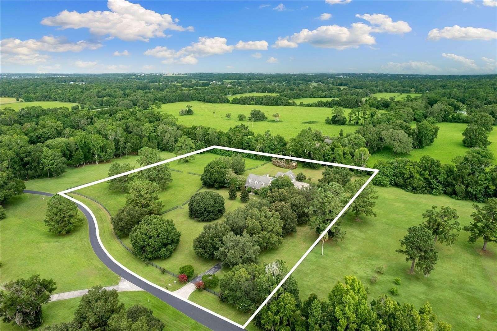 6.8 Acres of Land with Home for Sale in Ocala, Florida