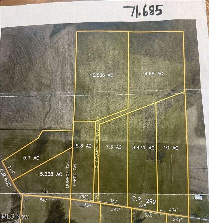 71.68 Acres of Recreational Land & Farm for Auction in Millersburg, Ohio