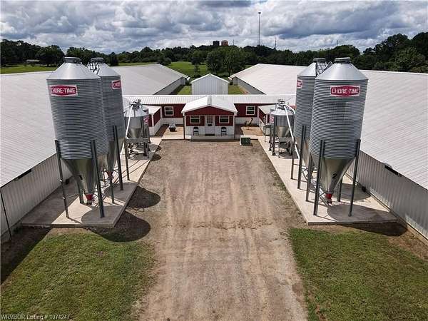 59.5 Acres of Agricultural Land with Home for Sale in Waldron, Arkansas