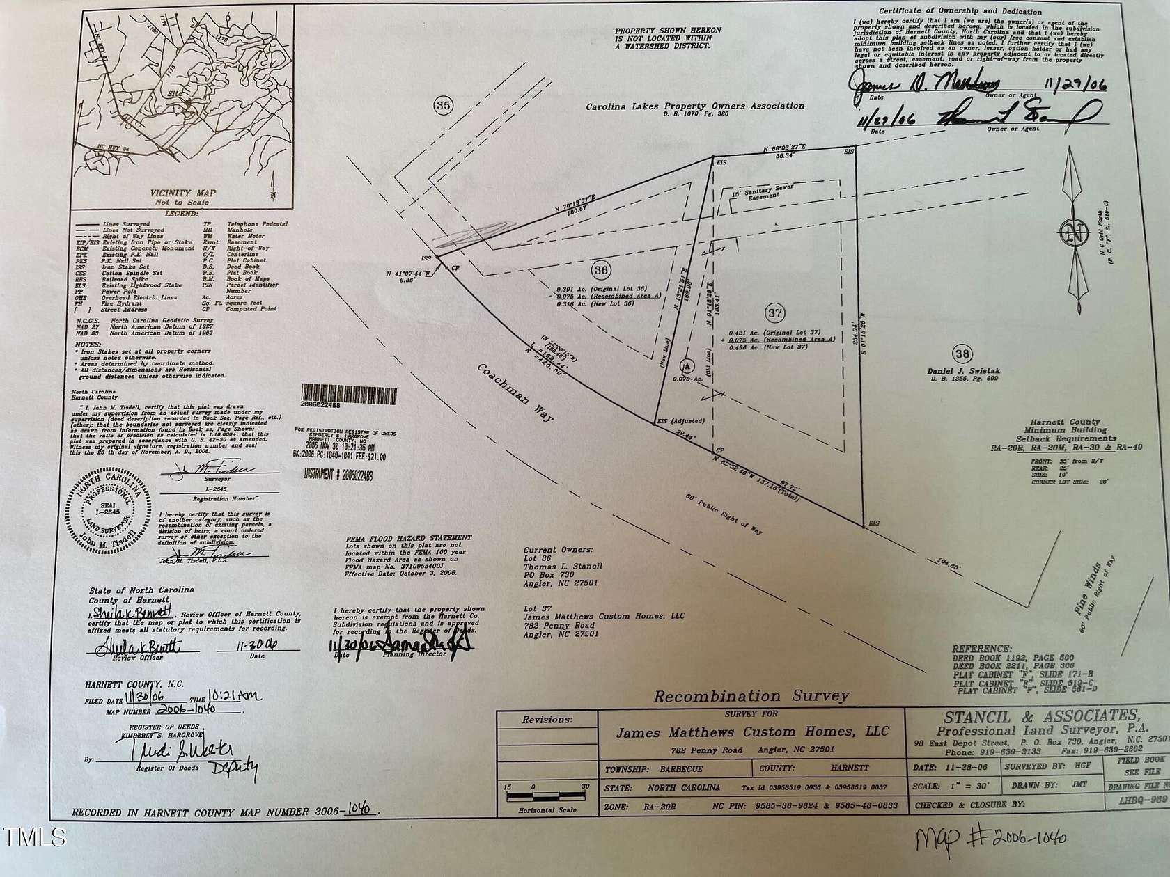 0.32 Acres of Residential Land for Sale in Sanford, North Carolina