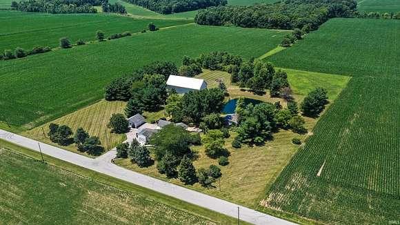 5.7 Acres of Residential Land with Home for Sale in Monroeville, Indiana