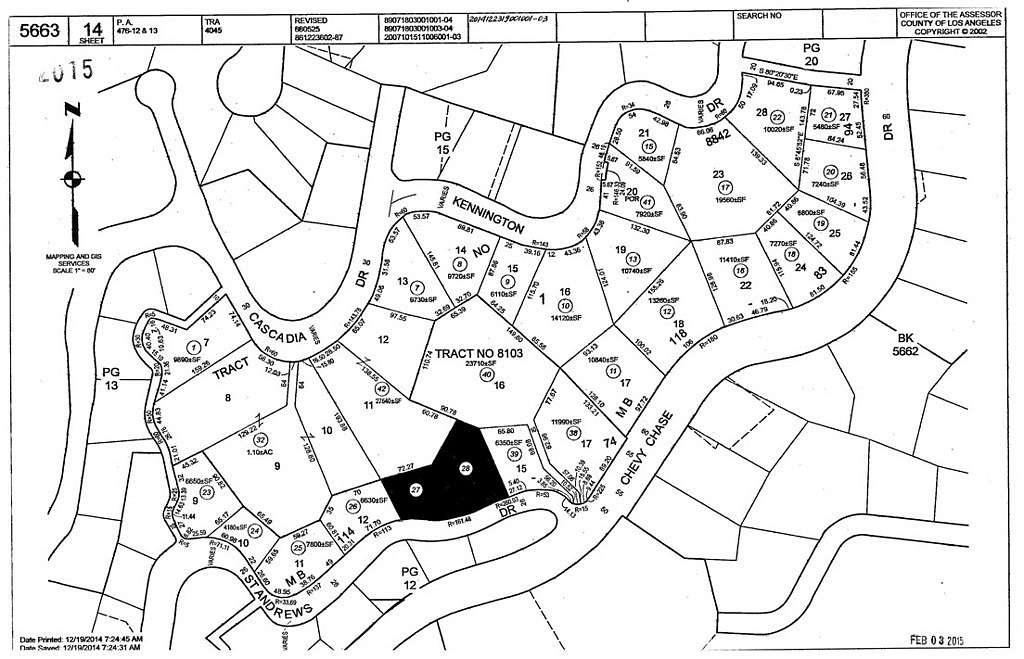 0.296 Acres of Residential Land for Sale in Glendale, California