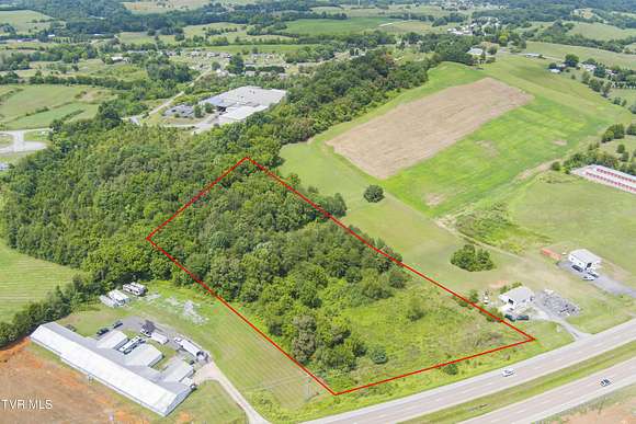 5.11 Acres of Commercial Land for Sale in Telford, Tennessee