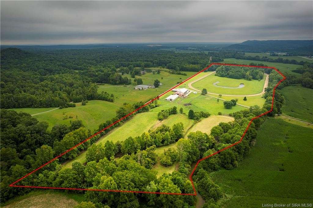 51.46 Acres of Recreational Land & Farm for Sale in Borden, Indiana