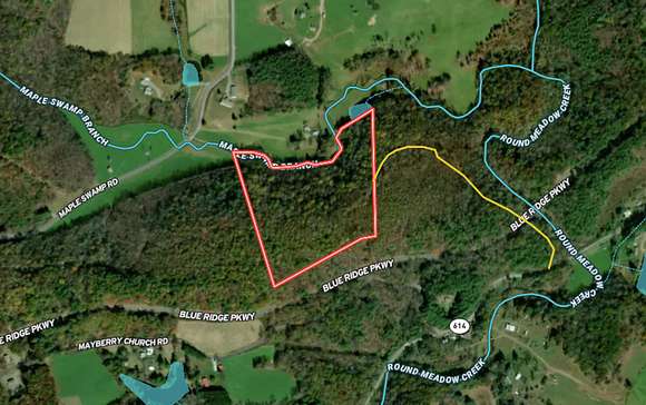 19.953 Acres of Recreational Land for Sale in Meadows of Dan, Virginia