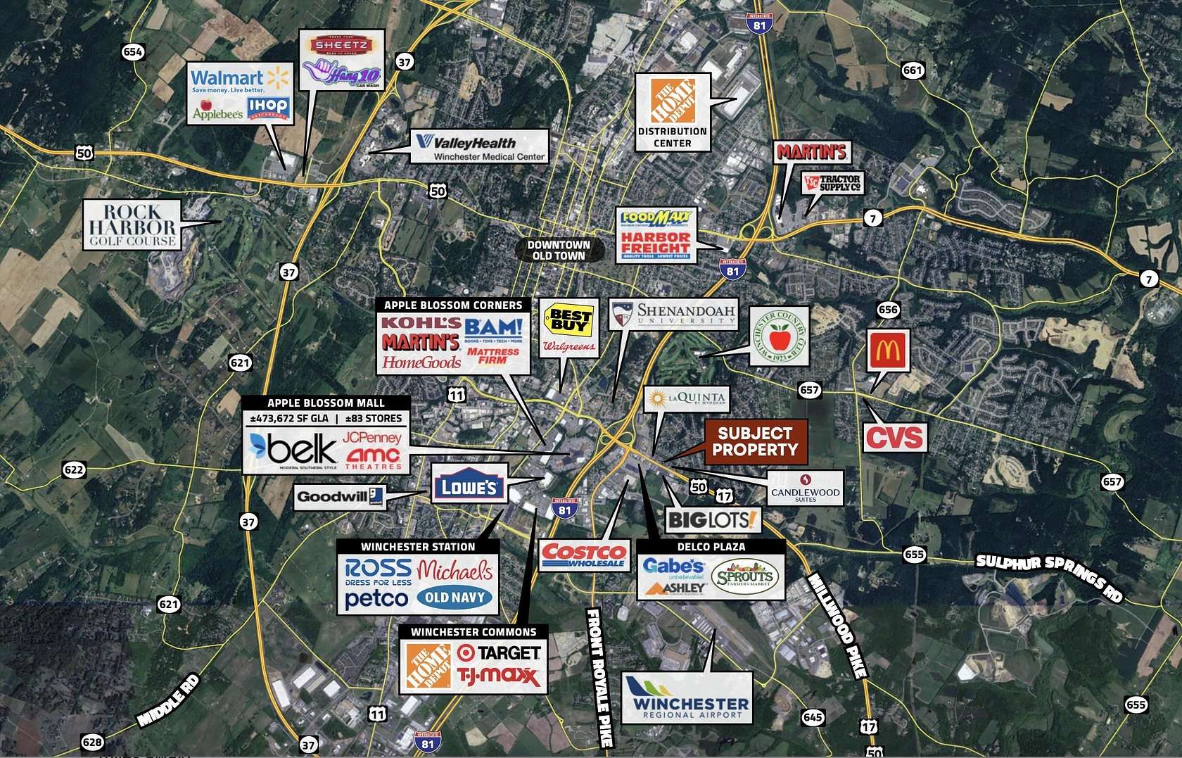 1.38 Acres of Commercial Land for Sale in Winchester, Virginia