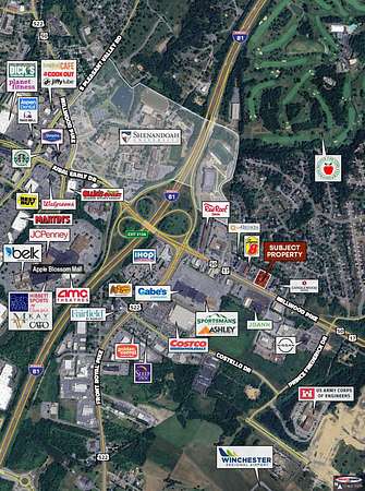 1.38 Acres of Commercial Land for Sale in Winchester, Virginia