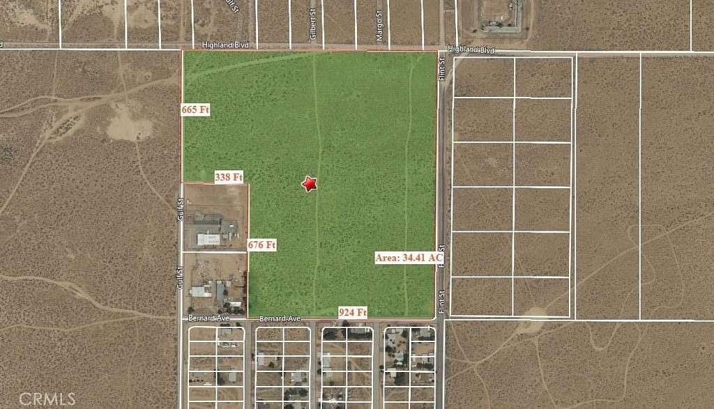 33.6 Acres of Commercial Land for Sale in North Edwards, California