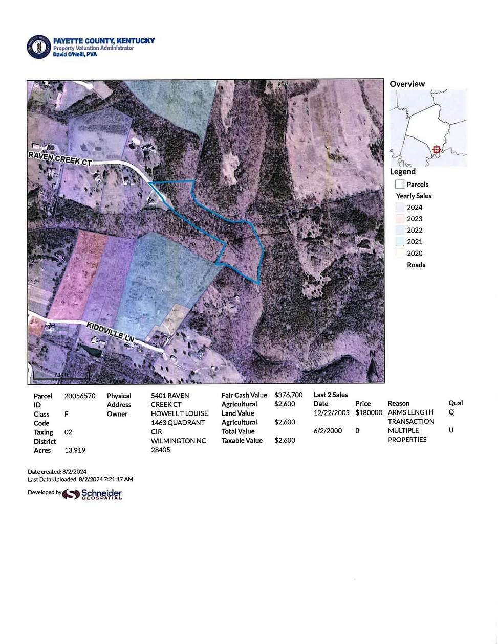 13.92 Acres of Land for Sale in Lexington, Kentucky