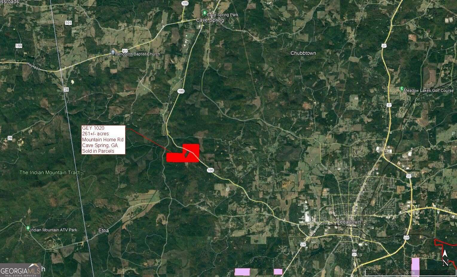 112 Acres of Recreational Land for Sale in Cedartown, Georgia