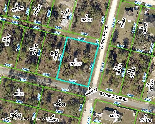 0.69 Acres of Residential Land for Sale in Weeki Wachee, Florida