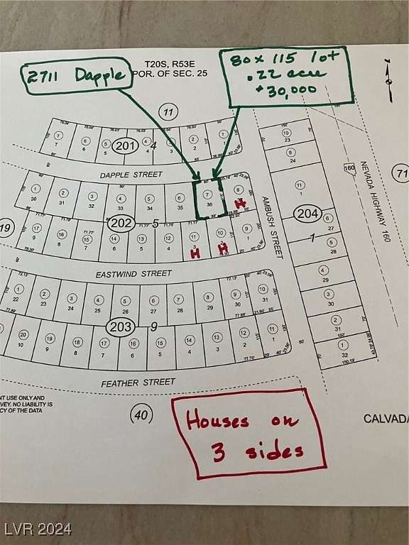 0.22 Acres of Land for Sale in Pahrump, Nevada