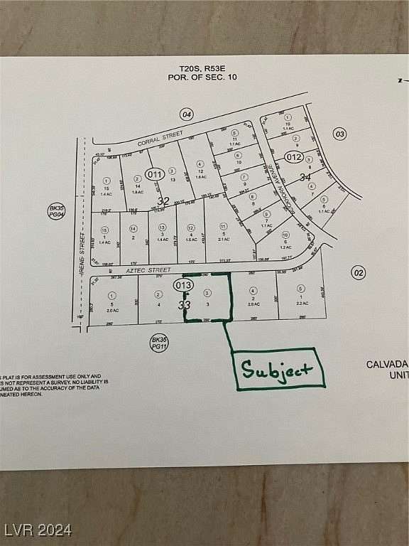 2 Acres of Commercial Land for Sale in Pahrump, Nevada